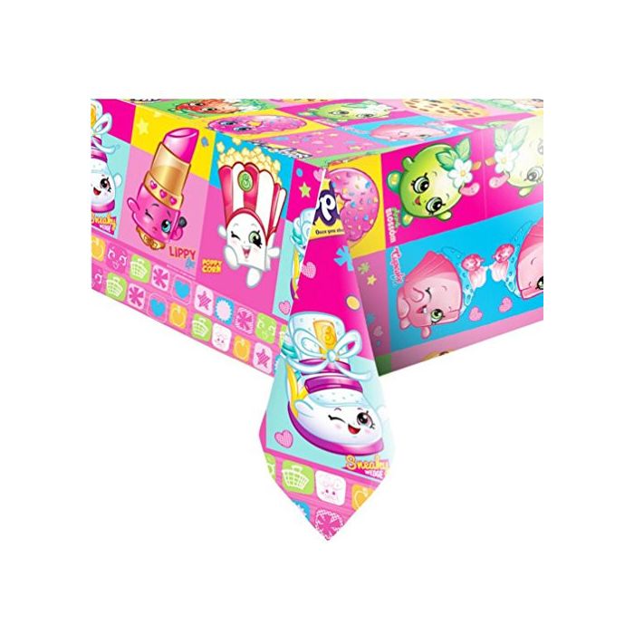Shopkins - Party Tablecover, plastic 138 x 183 cms