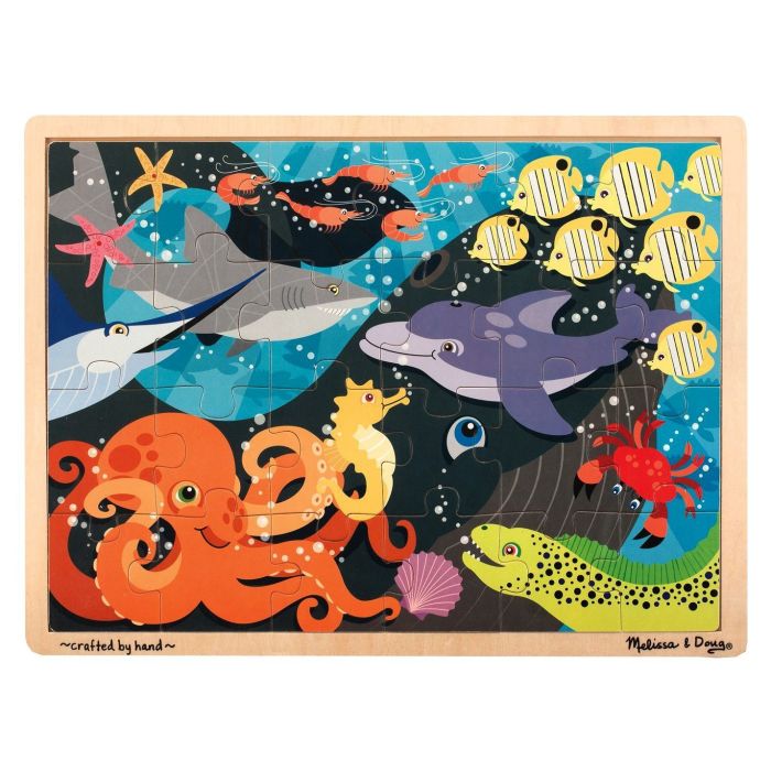 Melissa & Doug - Dinosaurs Wooden Jigsaw Puzzle With Storage Tray (24 pcs) Melissa & Doug - Dinosaurs Wooden Jigsaw Puzzle With Storage Tray (24 pcs)