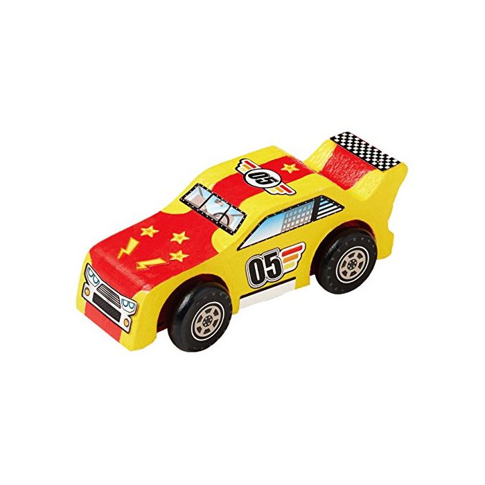 Melissa & Doug - Decorate-Your-Own Wooden Race Car Craft Kit