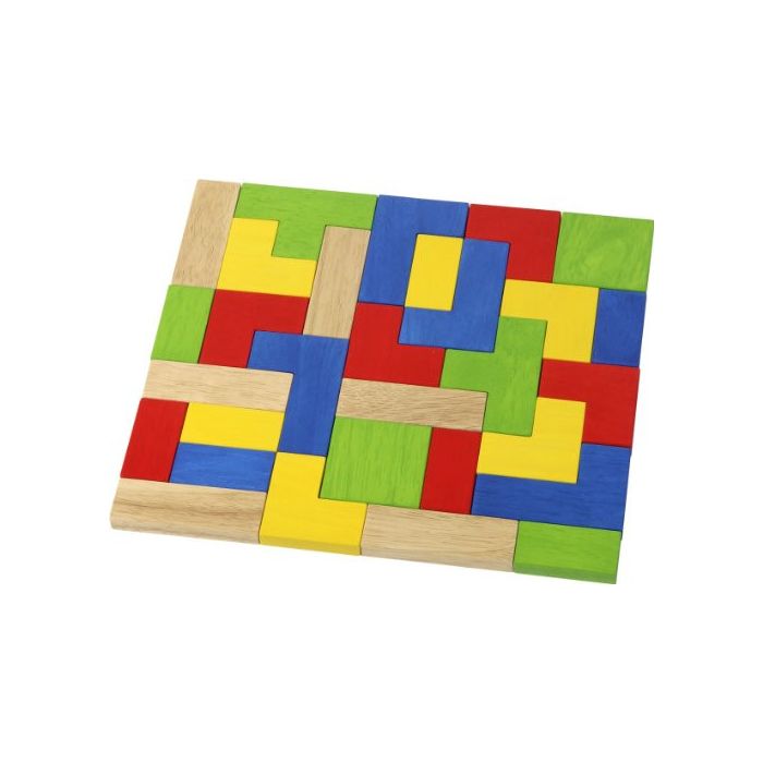 Wooden Shape Stacking Puzzles