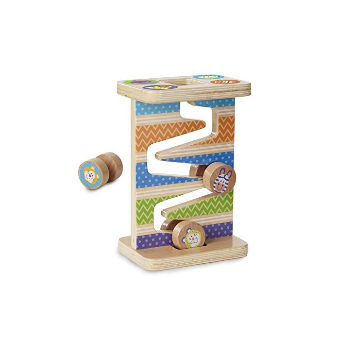 Melissa & Doug Safari Zig-Zag First Play Wooden Tower