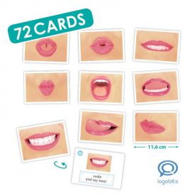 Logo-Bits Cards For Oral Motor Speech Therapy