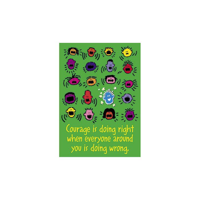 Courage is Doing the Right Thing PSHE Poster