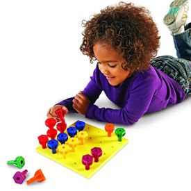 Learning Resources Rainbow Peg Play Activity Set