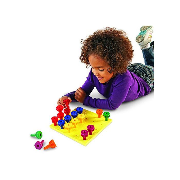 Learning Resources Rainbow Peg Play Activity Set