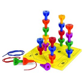 Learning Resources Rainbow Peg Play Activity Set