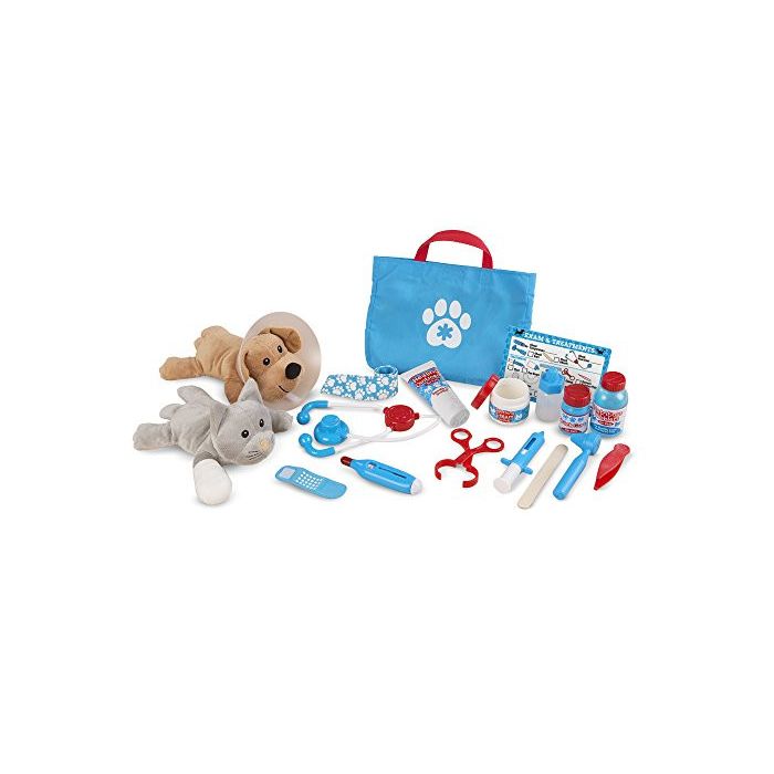 Melissa & Doug Examine and Treat Pet Vet Play Set 