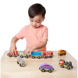 Melissa and Doug Train Cars Wagons 8 pieces 