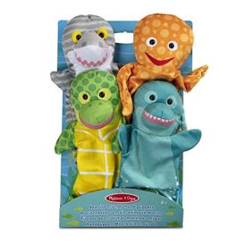 Melissa and Doug Sea Life Friends Hand Puppets (Set of 4)