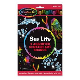 Scratch Art Activity Kit - Sea Life