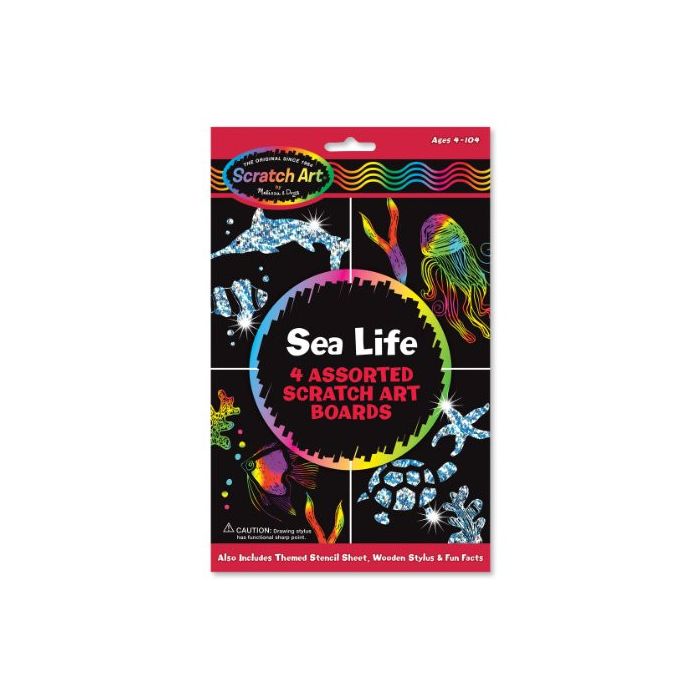 Scratch Art Activity Kit - Sea Life