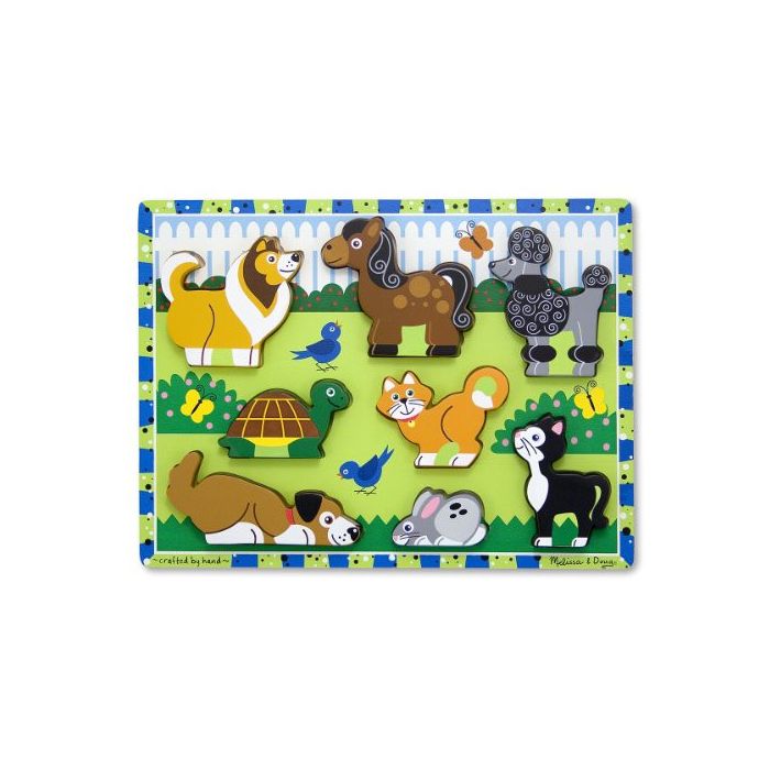 Melissa and Doug Pets Wooden Chunky Puzzle 