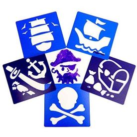 Pirate Stencils (Pack of 6)