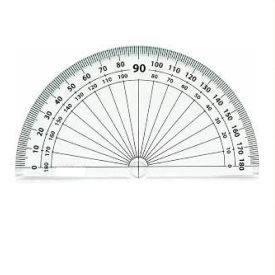 Protractor 0-180 Deg 10cm Acme