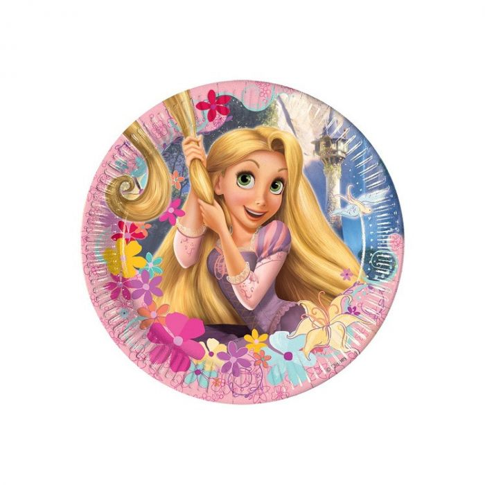 Rapunzel Party Plates
