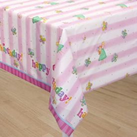 Fun at One Party Girl Party Table Cover