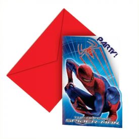 Spider Man Invitations