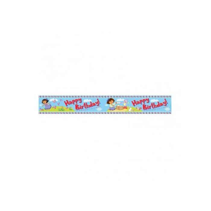 Dora Party Foil Banner
