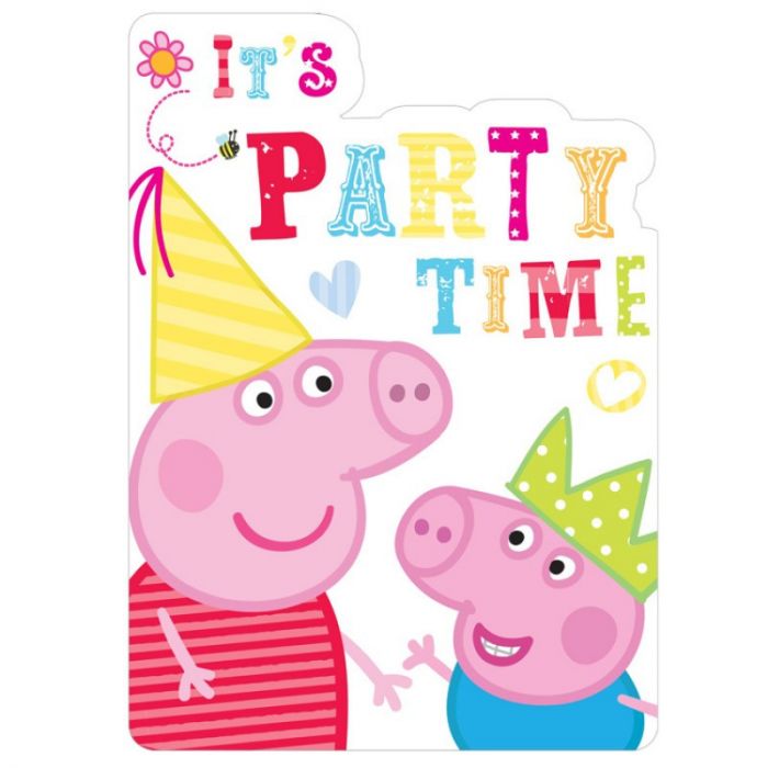 Peppa Pig - Invitations