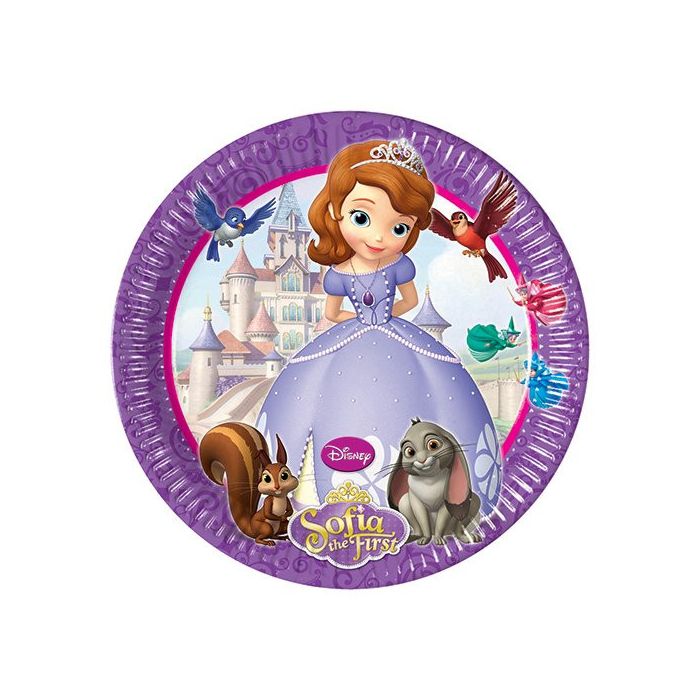 Sofia The First - paper plates