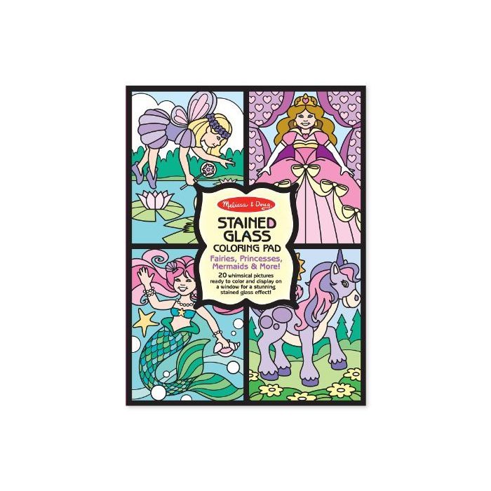 Melissa and Doug - Princess Stained Glass Colouring Pad Melissa and Doug - Princess Stained Glass Colouring Pad