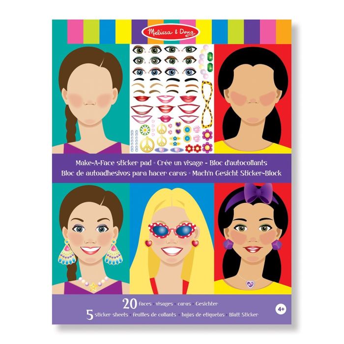 Melissa and Doug - Make A Face Sticker Pad Melissa and Doug - Make A Face Sticker Pad