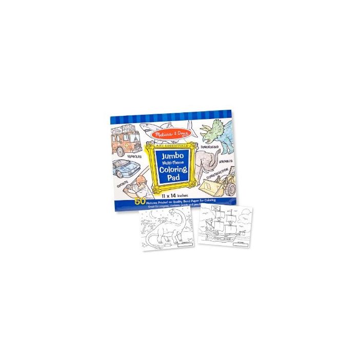 Melissa and Doug - Jumbo Multi Theme Colouring Pad Melissa and Doug - Jumbo Multi Theme Colouring Pad