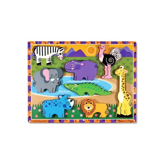 Melissa and Doug - Safari Chunky Puzzle Melissa and Doug - Safari Chunky Puzzle