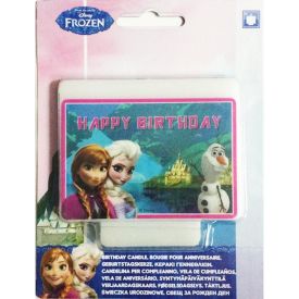 Frozen - Happy Birthday Candle