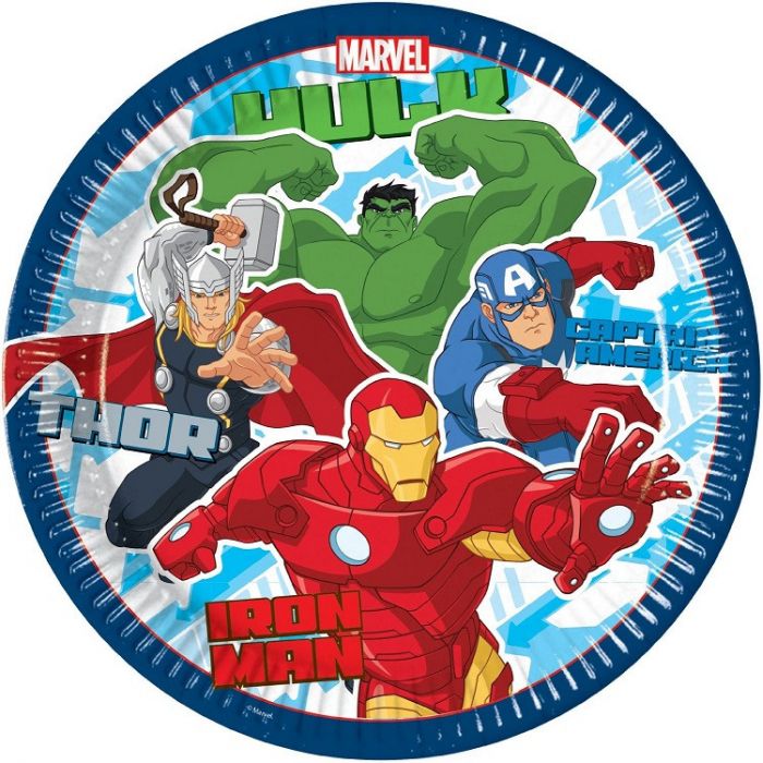 Marvel Avengers Plates 