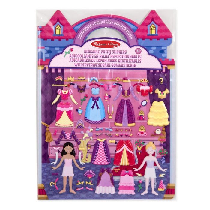 Melissa and Doug Reusable Puffy Stickers Princess Melissa and Doug Reusable Puffy Stickers Princess