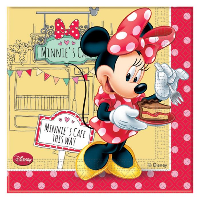 Minnie Mouse Cafe - Napkins