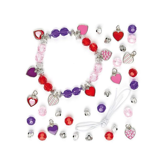 Heart Charm Bracelet Kits