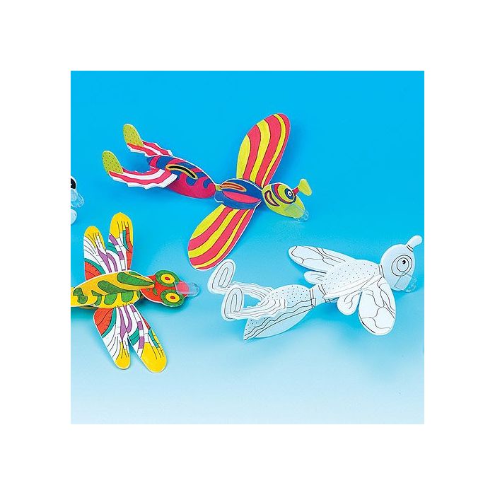 Colour-In Insect Gliders