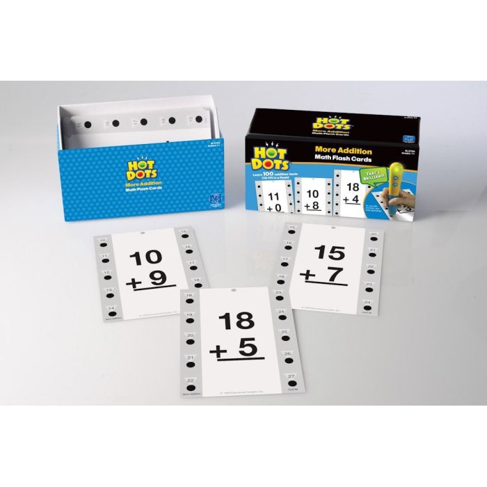Hot Dots - More Addition Math Flash Cards Hot Dots - More Addition Math Flash Cards